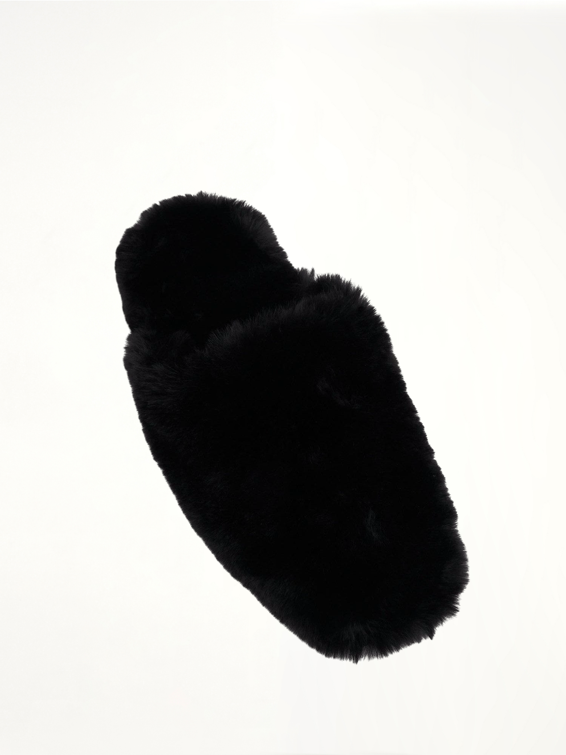 Teddy Mule in Black Top View | BALENCIAGA