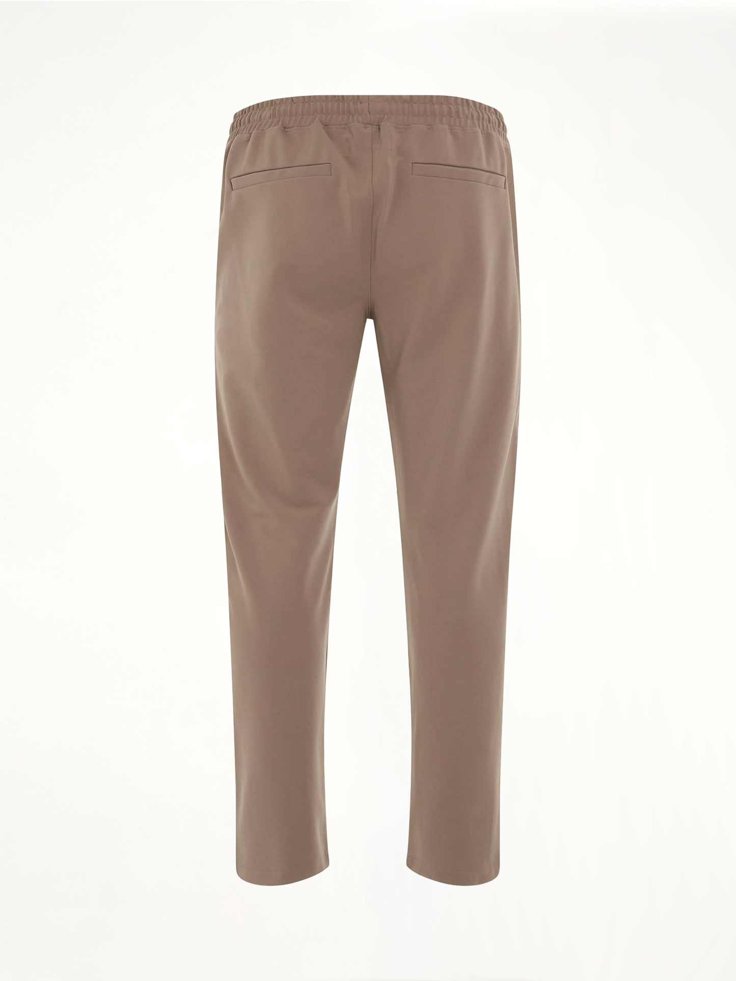 Interlock Split Trackpant in Mushroom/Flat White