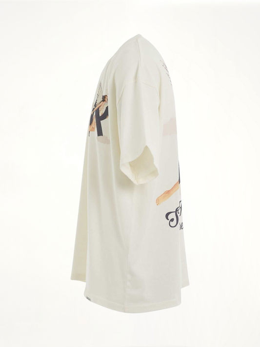 Storms in Heaven T-Shirt in Flat White