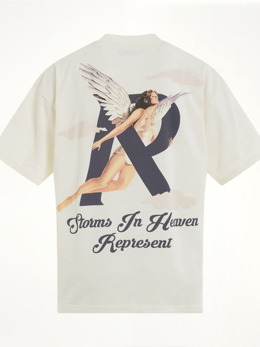 Storms in Heaven T-Shirt in Flat White