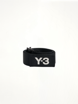 Y-3 黑色经典标志腰带