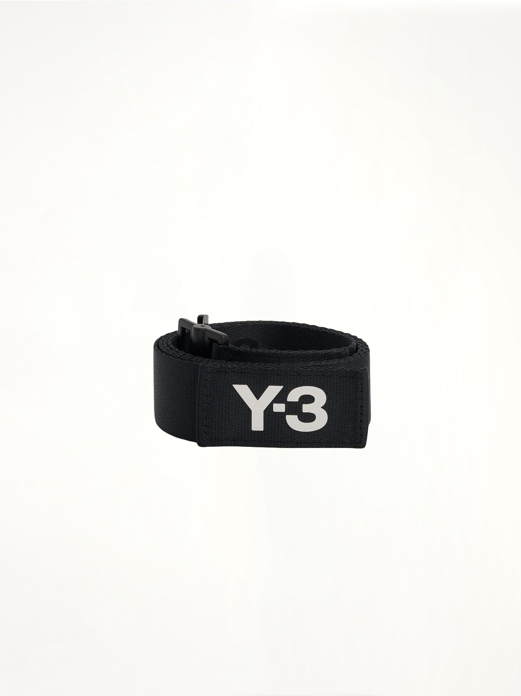 Y-3 黑色经典标志腰带