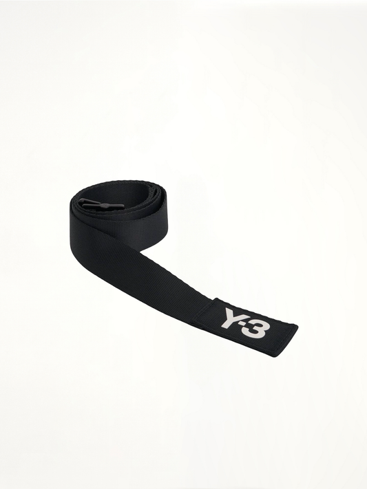 Y-3 Classic Logo Belt in Black