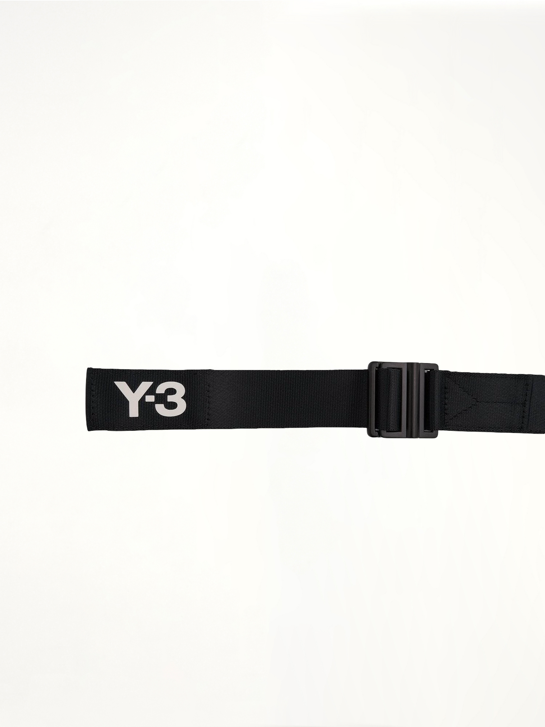 Y-3 黑色经典标志腰带