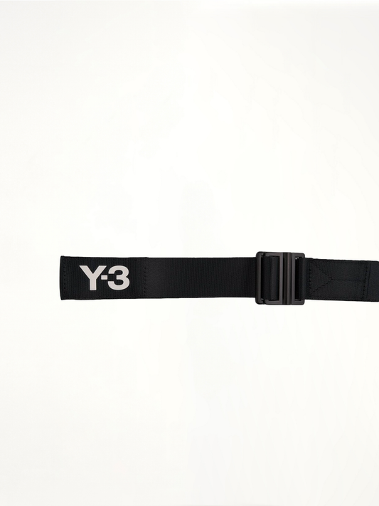 Y-3 Classic Logo Belt in Black