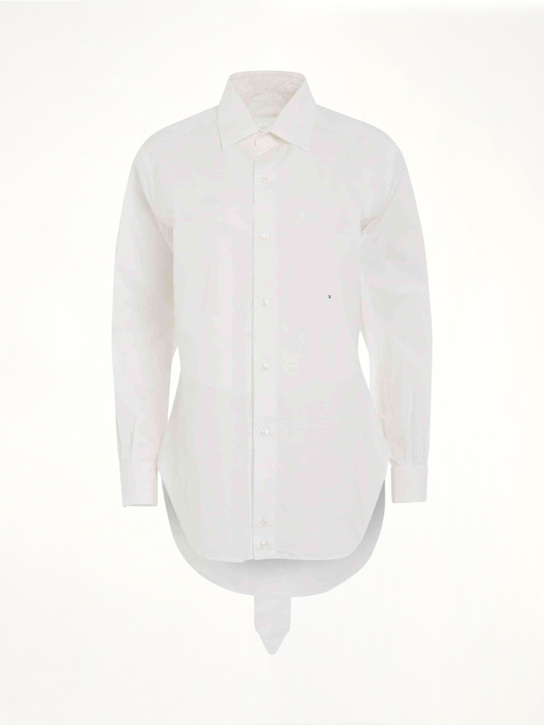 M Cotton Poplin Shirt in White