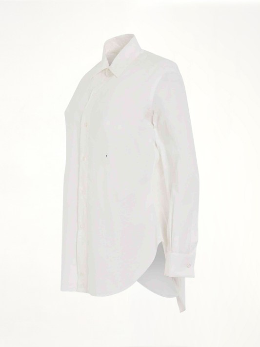 M Cotton Poplin Shirt in White