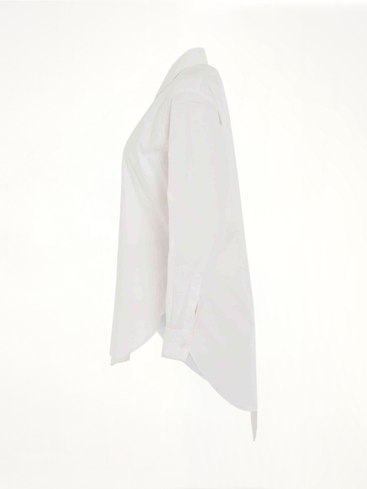 M Cotton Poplin Shirt in White