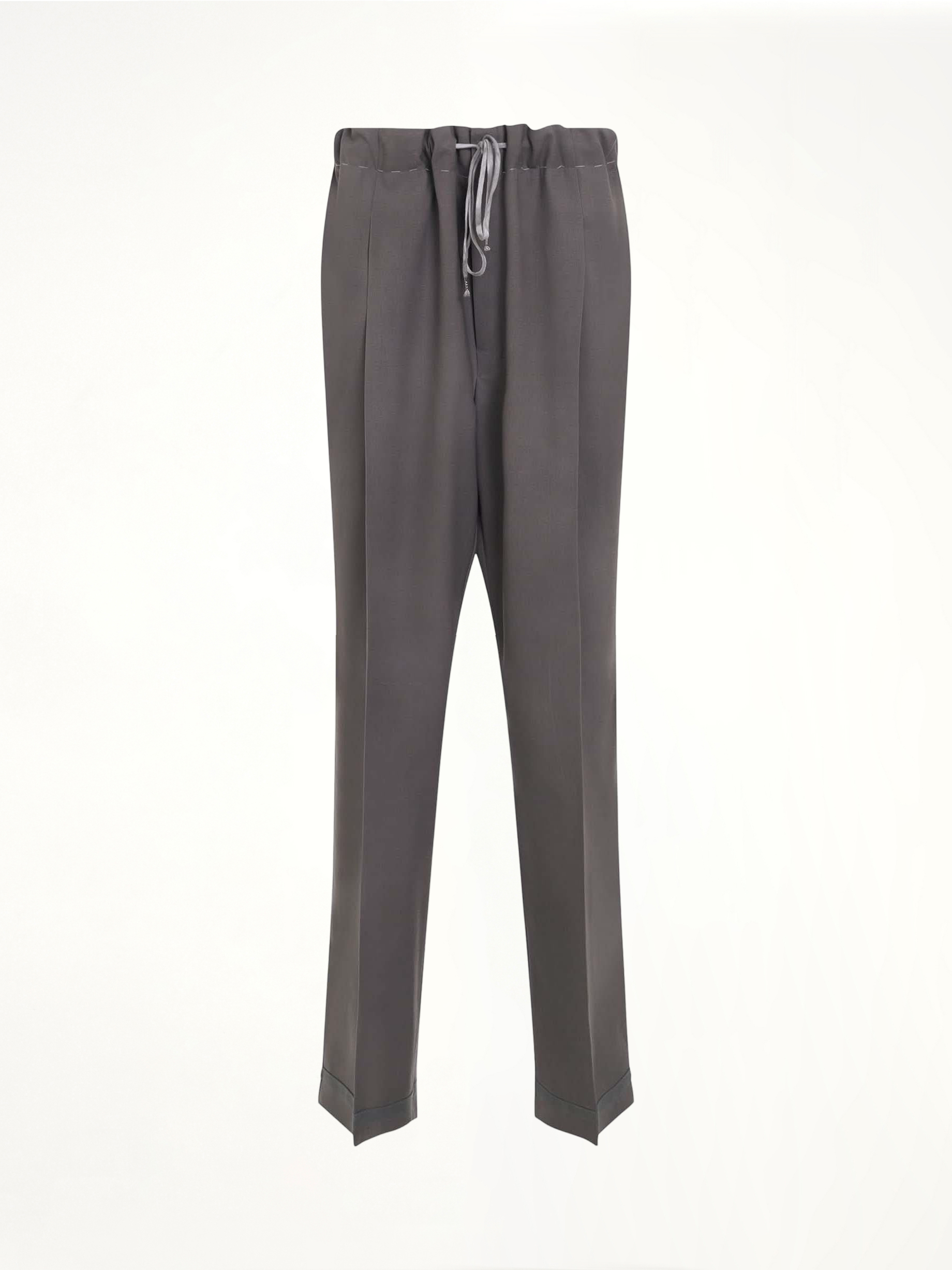 Wool Trousers in Grey