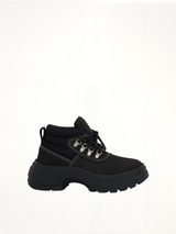 Chunky Ankle Boots in Black Side View | MAISON MARGIELA