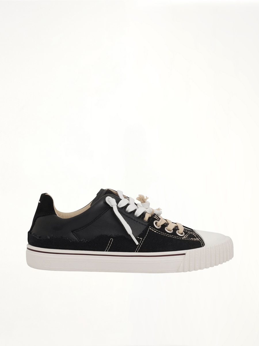 New Evolution Sneaker in Black Side View | MAISON MARGIELA