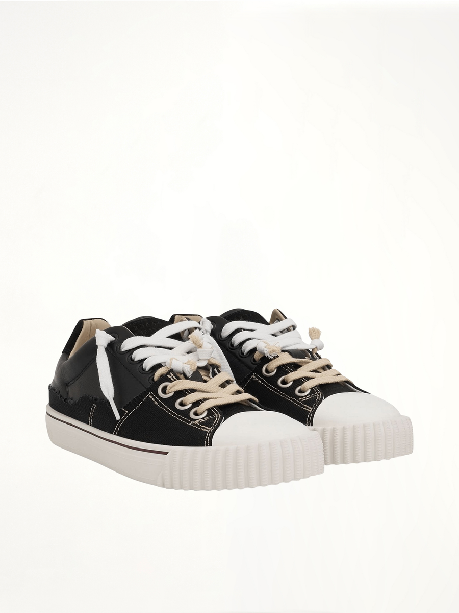 New Evolution Sneaker in Black Front View | MAISON MARGIELA
