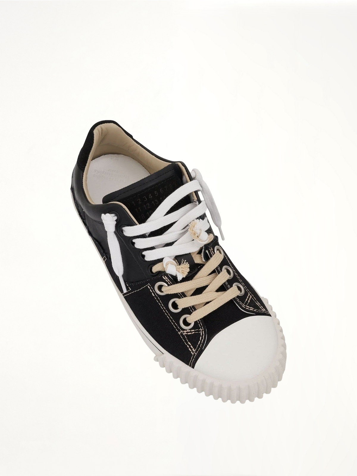 New Evolution Sneaker in Black Back View | MAISON MARGIELA