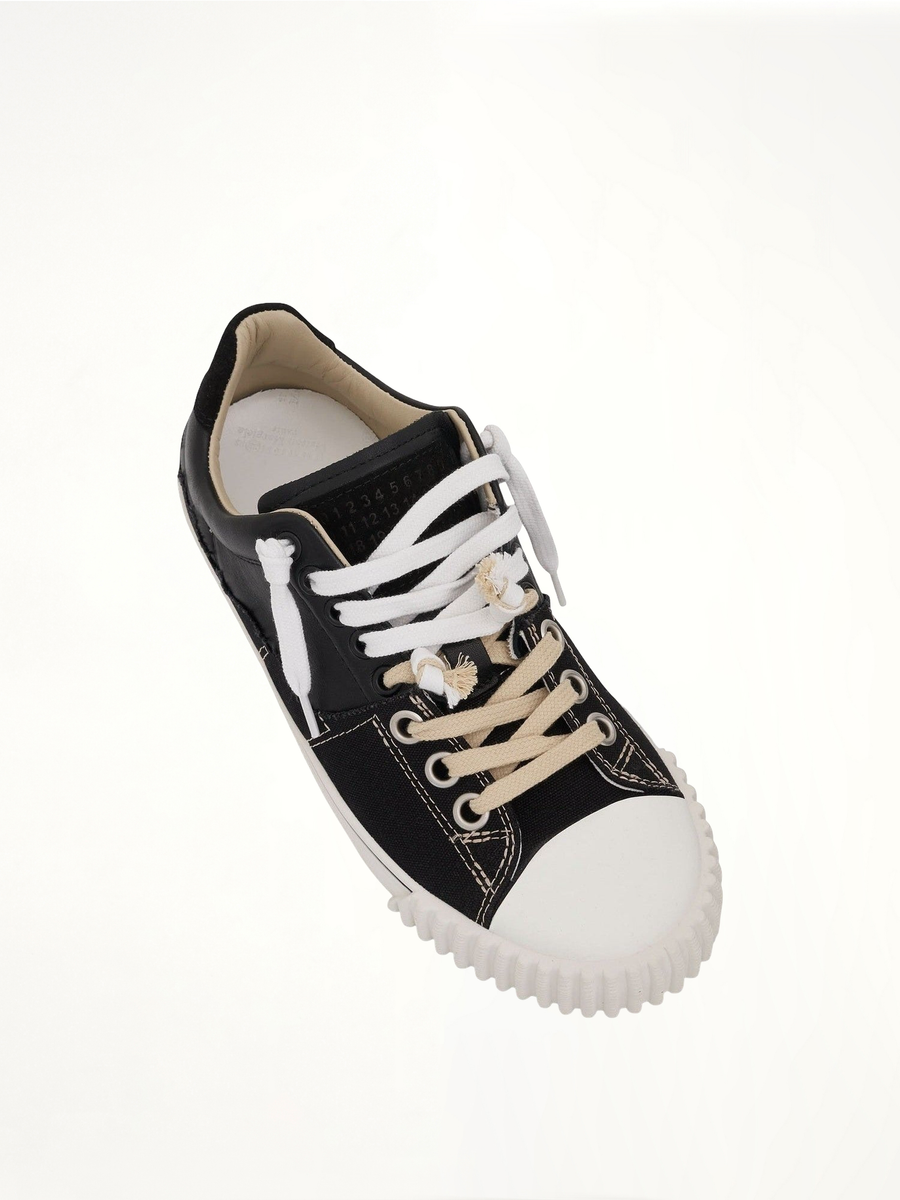 New Evolution Sneaker in Black Back View | MAISON MARGIELA
