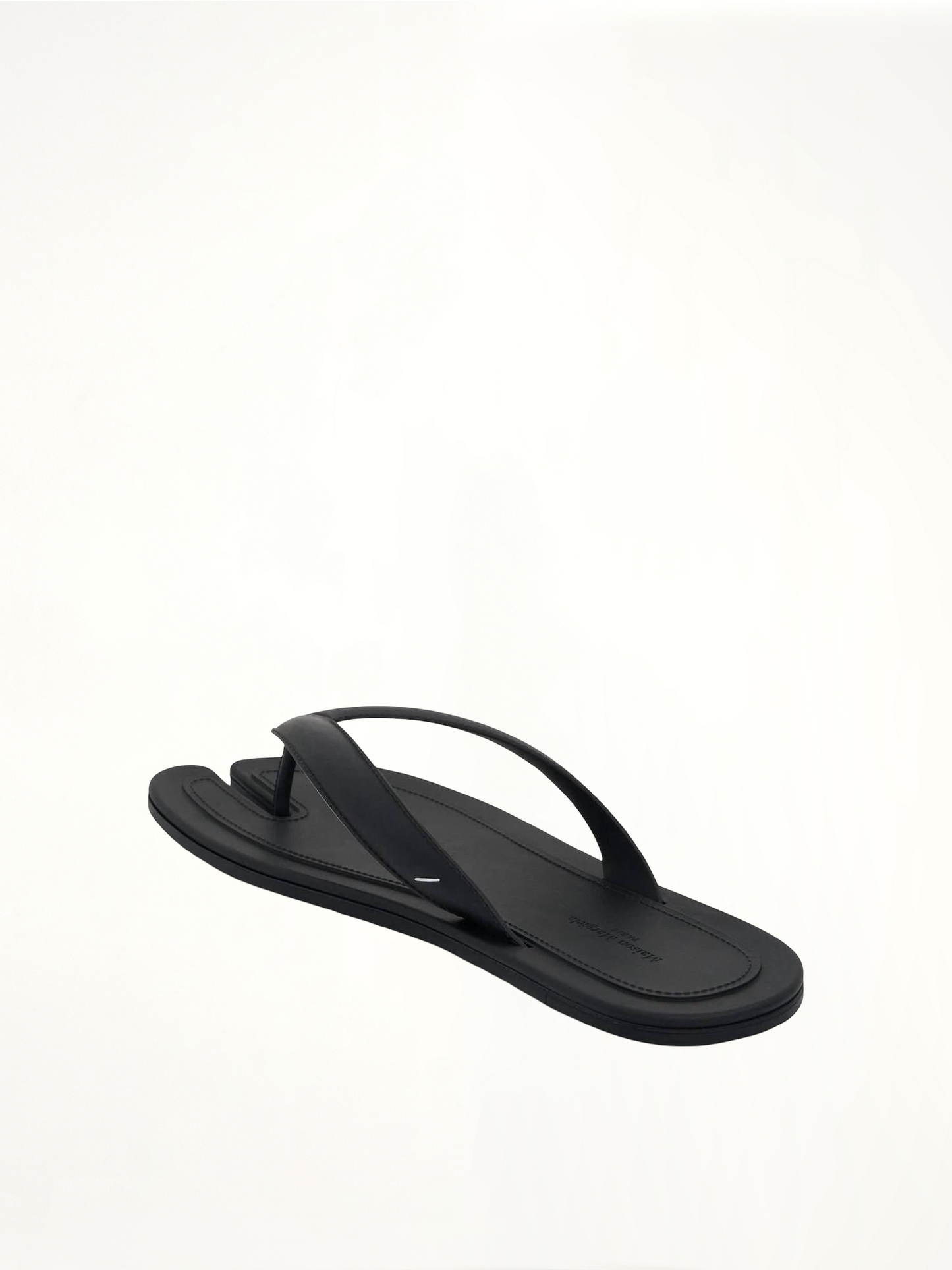 Tabi Slip On Slides in Black Raven