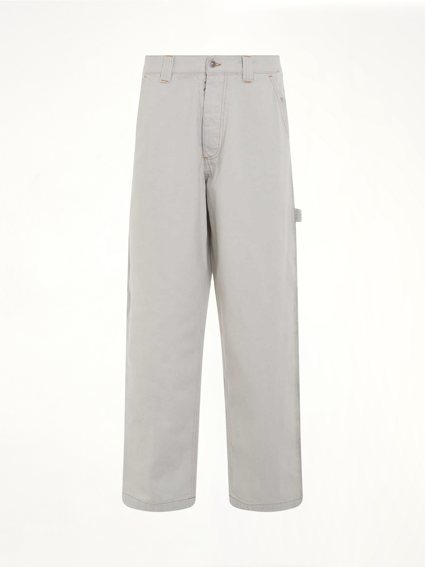 Chalk Selvedge Utility Jeans in Ice