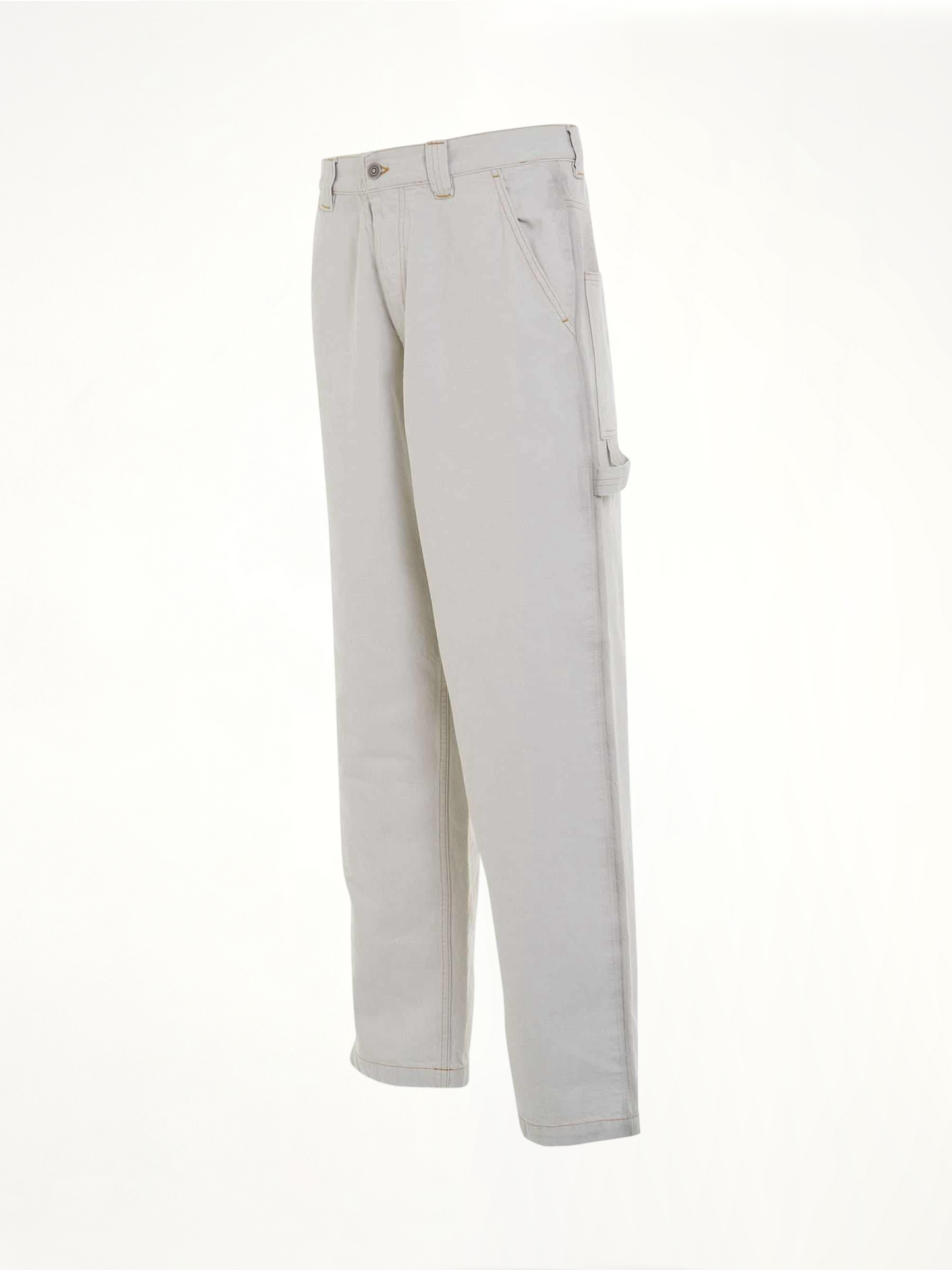 Chalk Selvedge Utility Jeans in Ice