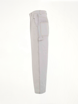 Chalk Selvedge Utility Jeans in Ice