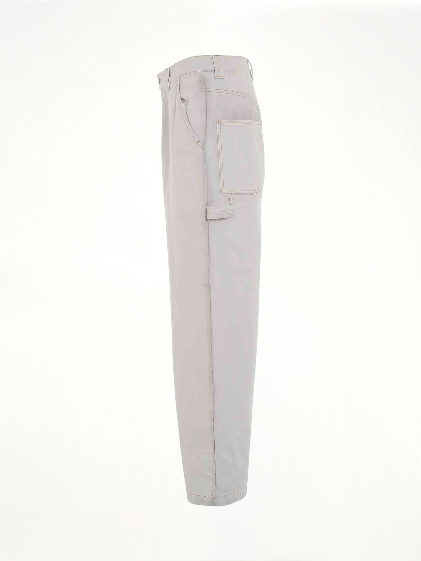 Chalk Selvedge Utility Jeans in Ice