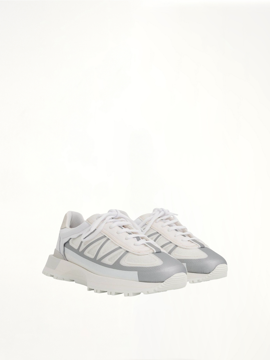 50-50 Sneakers in White Front View | MAISON MARGIELA