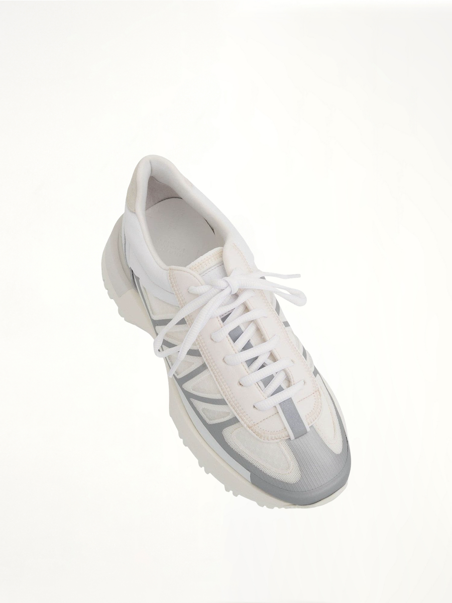 50-50 Sneakers in White Back View | MAISON MARGIELA
