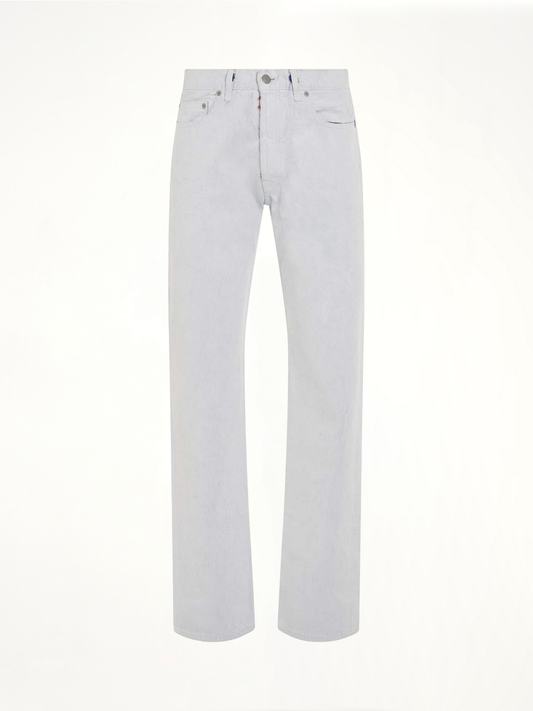 5 Pocket Straight Leg Jeans in Ice
