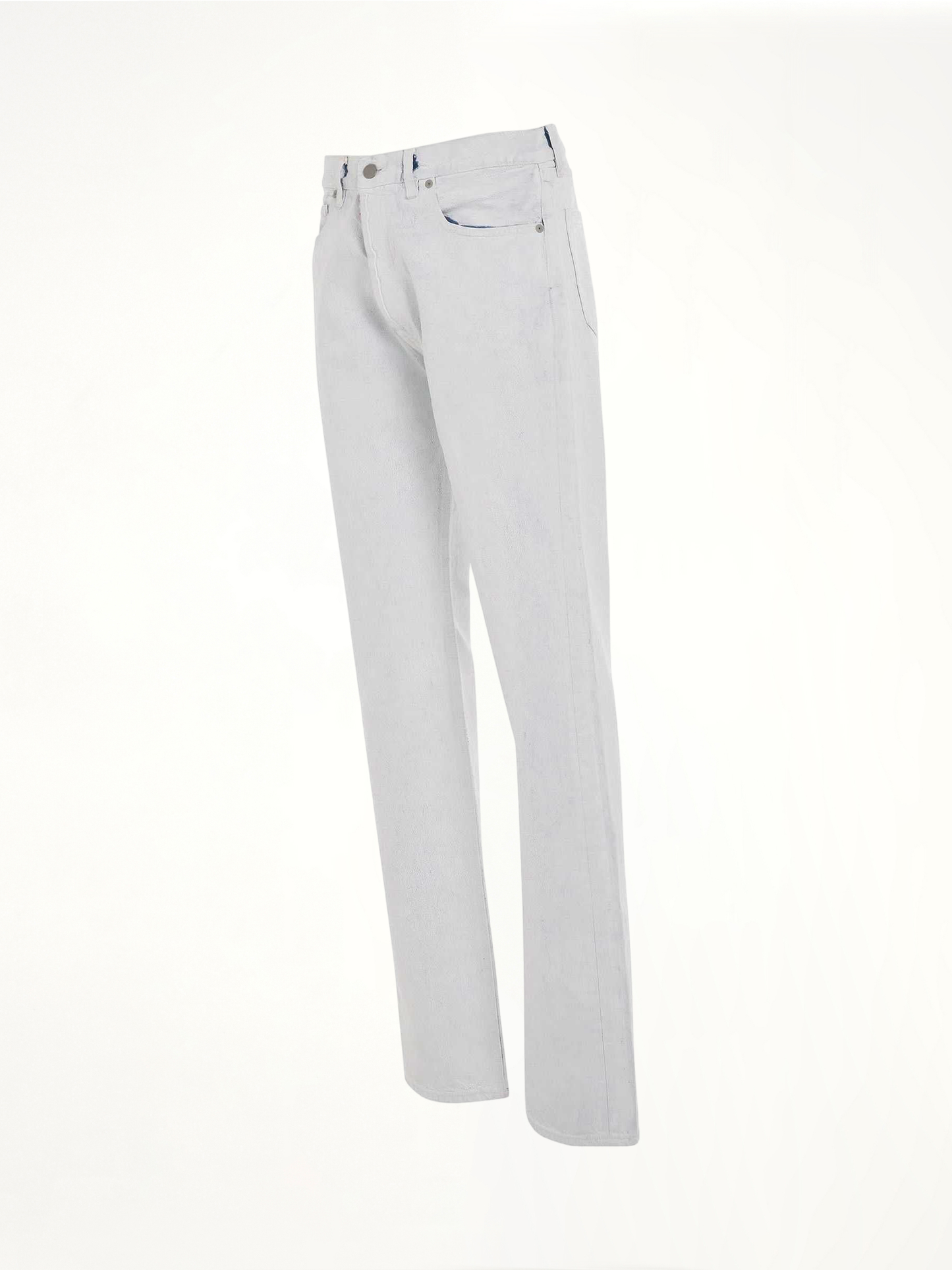 5 Pocket Straight Leg Jeans in Ice