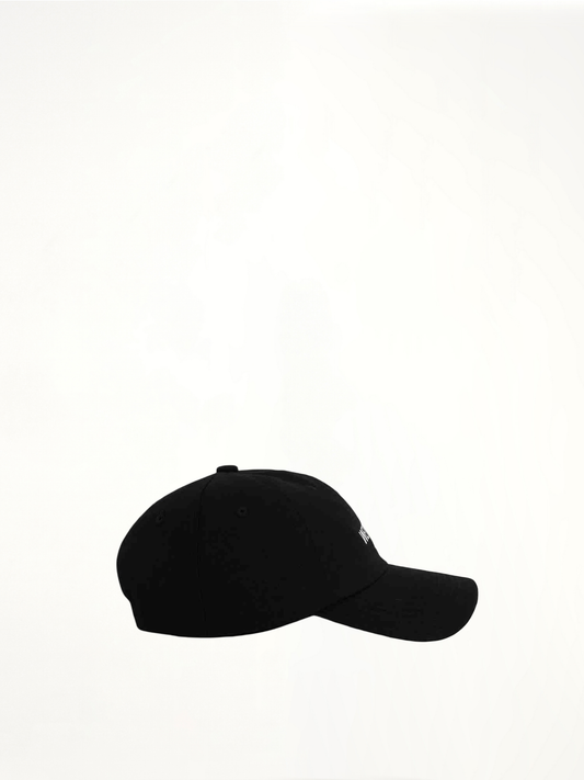 Basic 1506 Logo Cap in Black