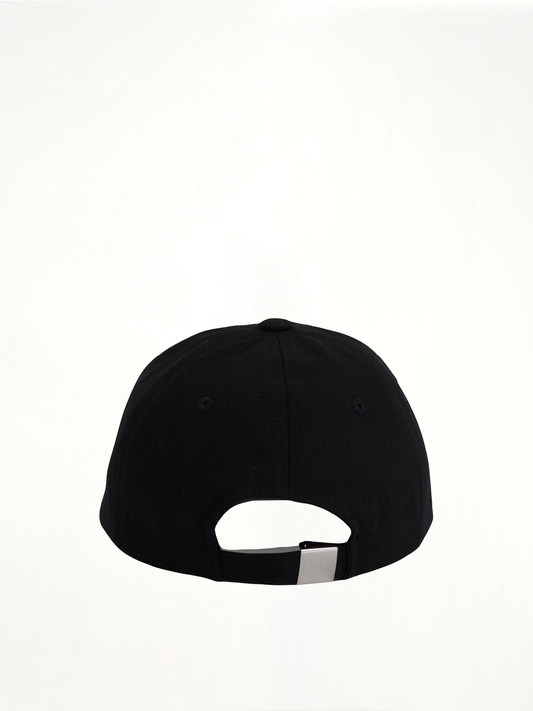 Basic 1506 Logo Cap in Black