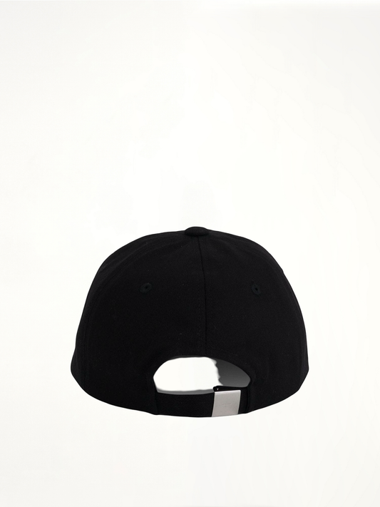 Basic 1506 Logo Cap in Black
