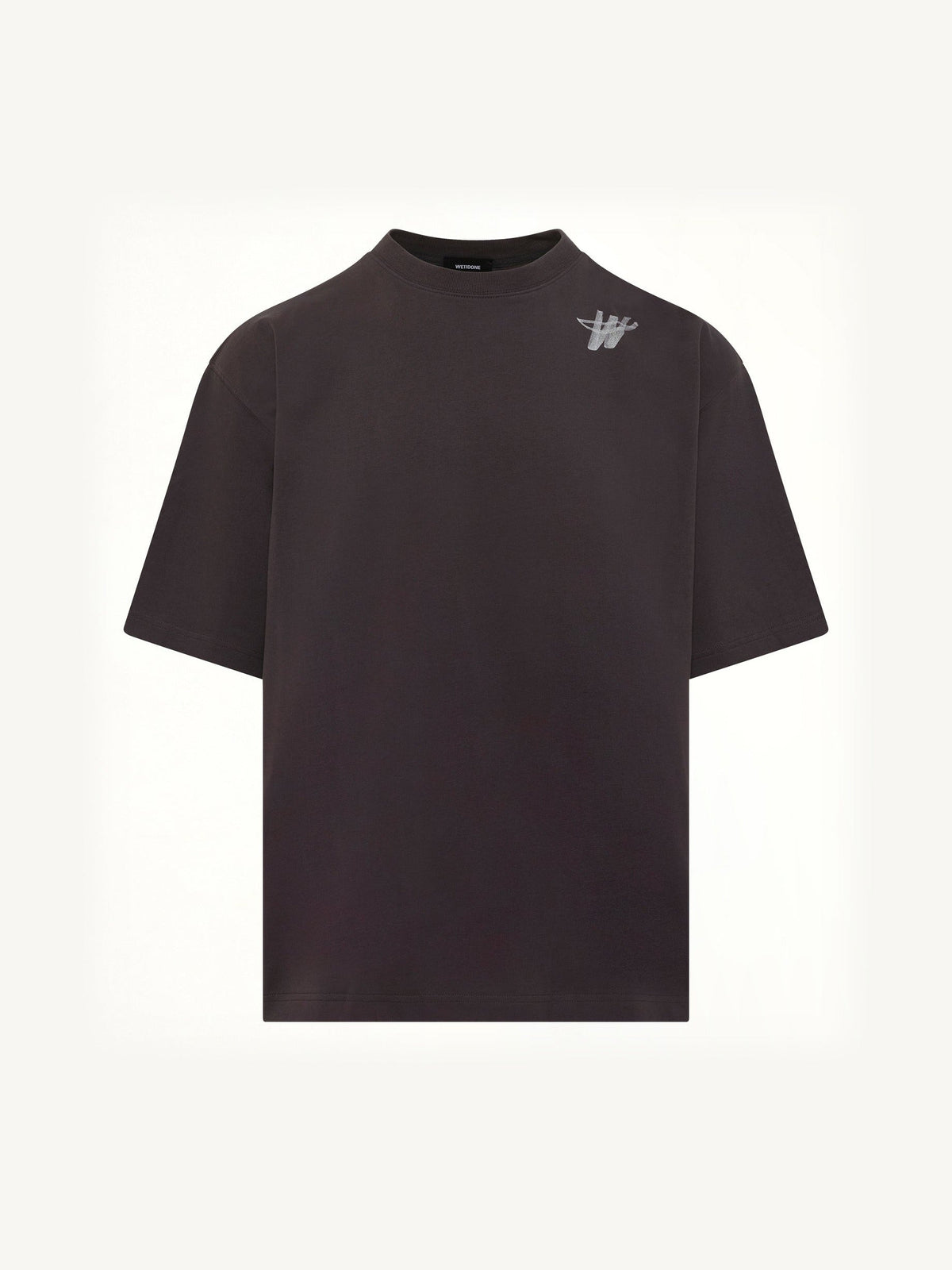 Cotton WD Logo T-Shirt in Charcoal