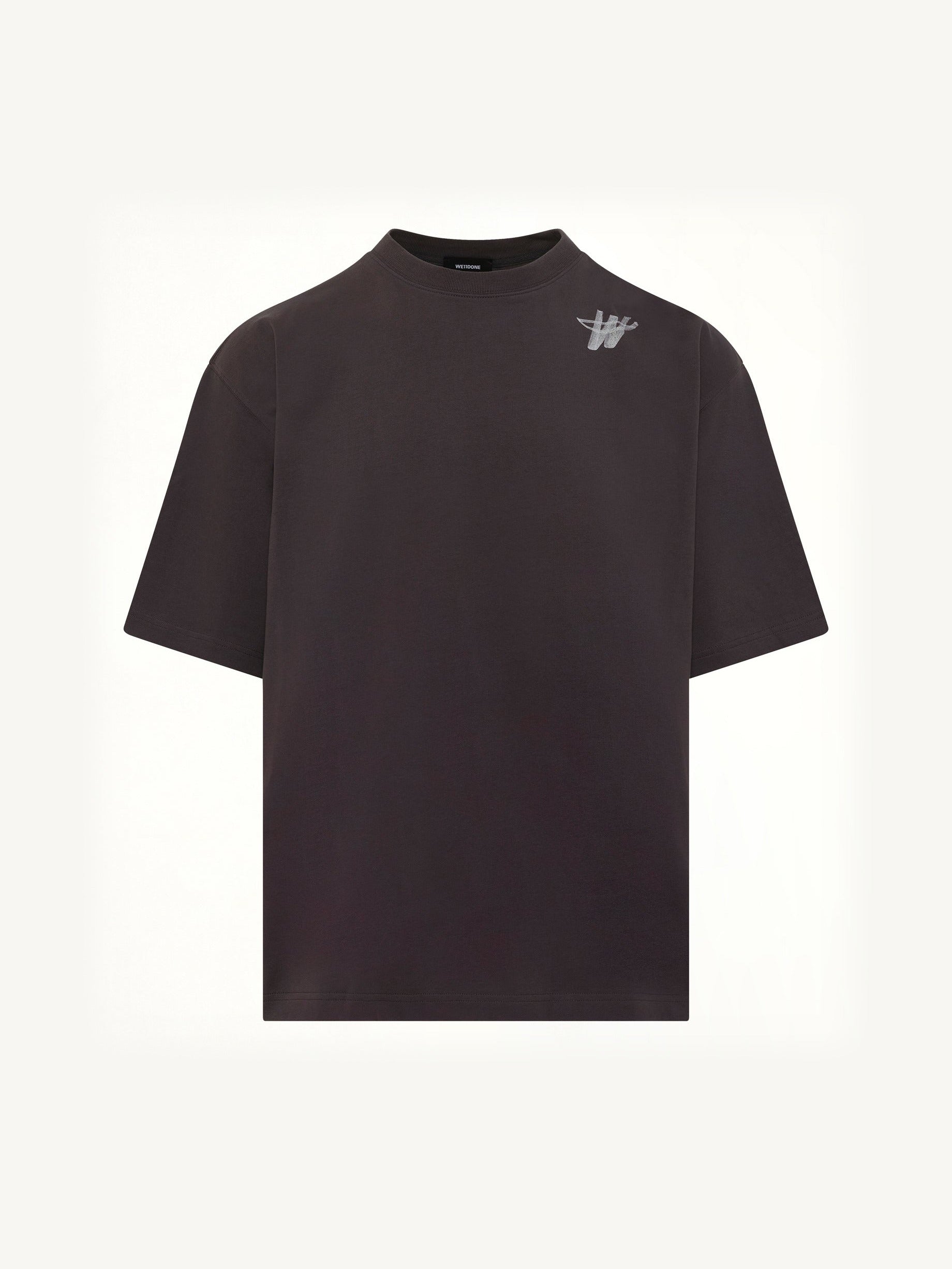 Cotton WD Logo T-Shirt in Charcoal