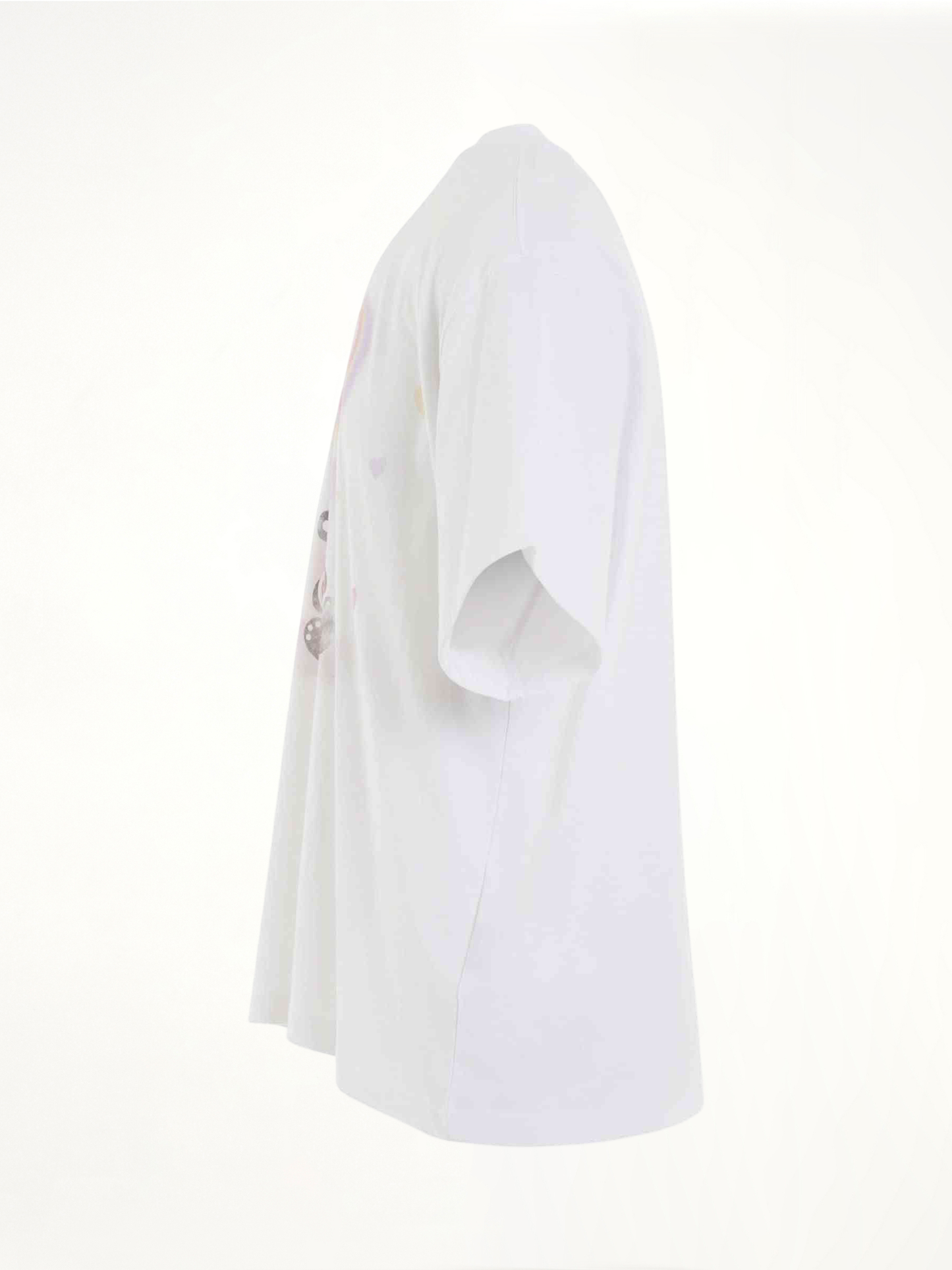 Teddy Bear Print T-Shirt in White