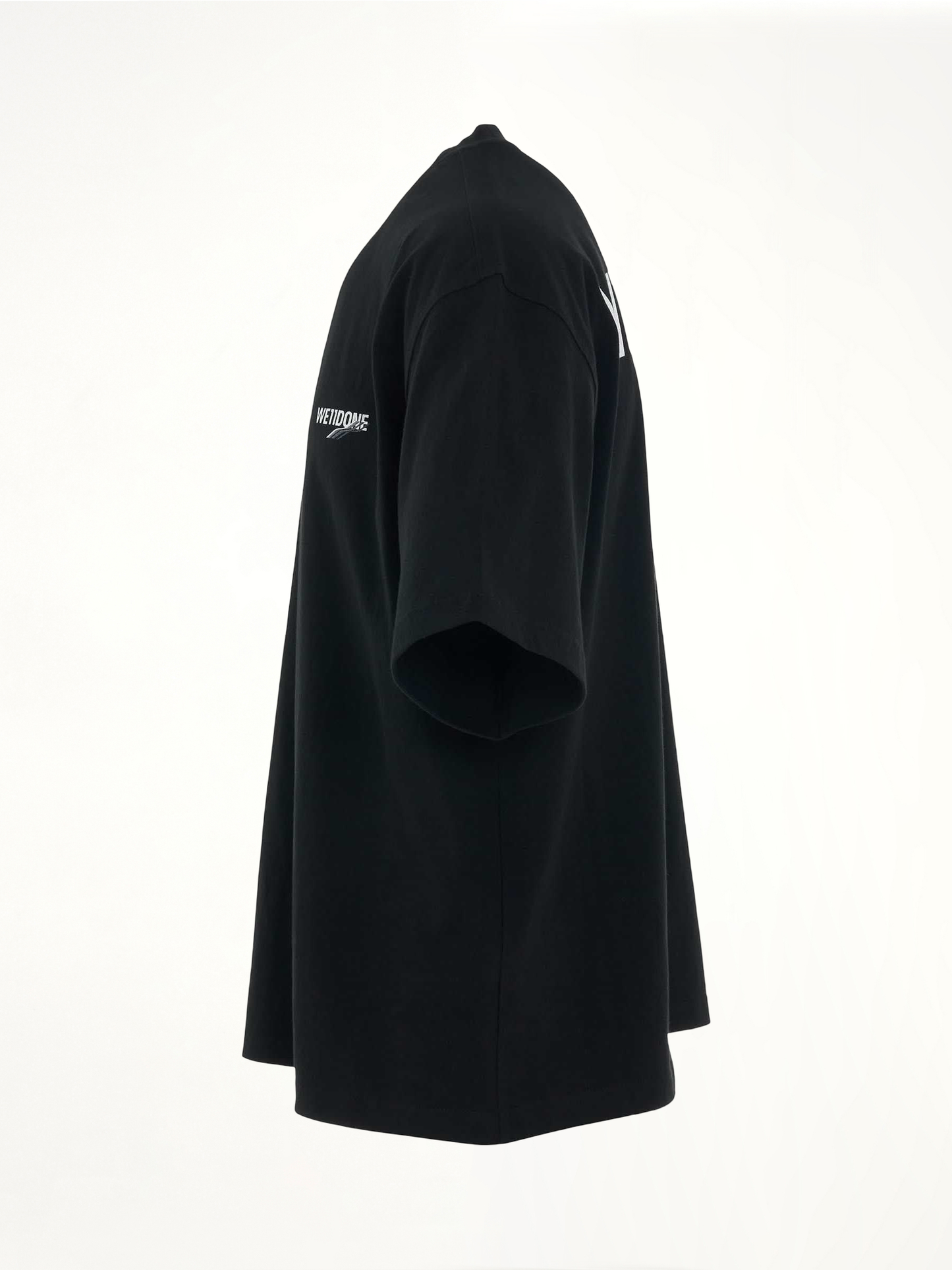 Wave Logo Short Sleeve T-Shirt in Black