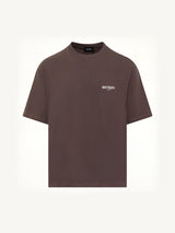 Wave Logo Short Sleeve T-Shirt in Charcoal