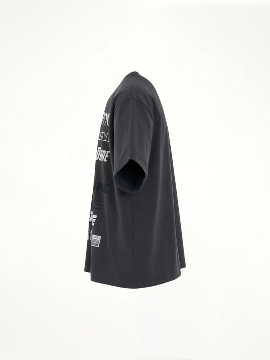 Love Logo T-Shirt in Charcoal