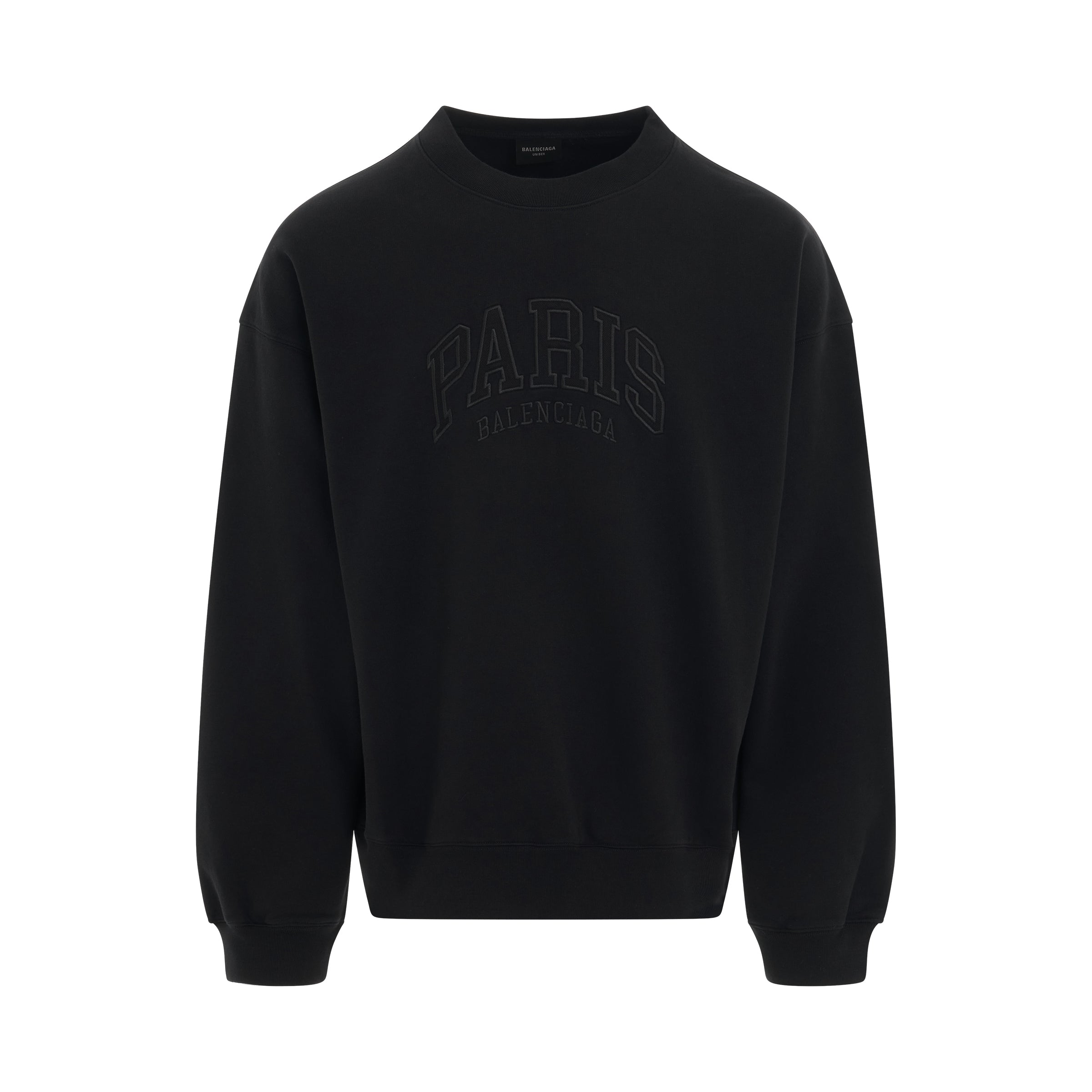 Cities Paris Sweatshirt in Black