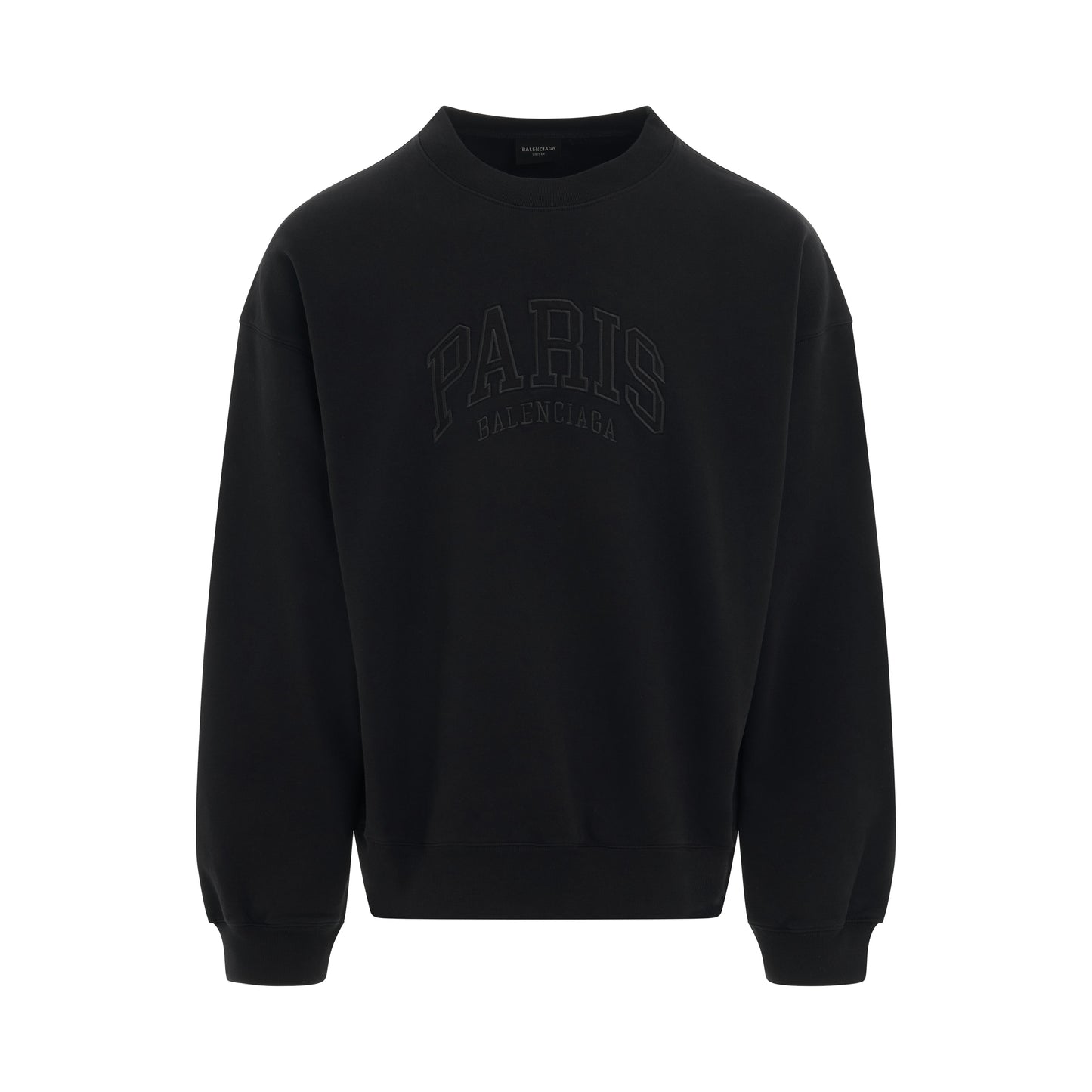 Cities Paris Sweatshirt in Black