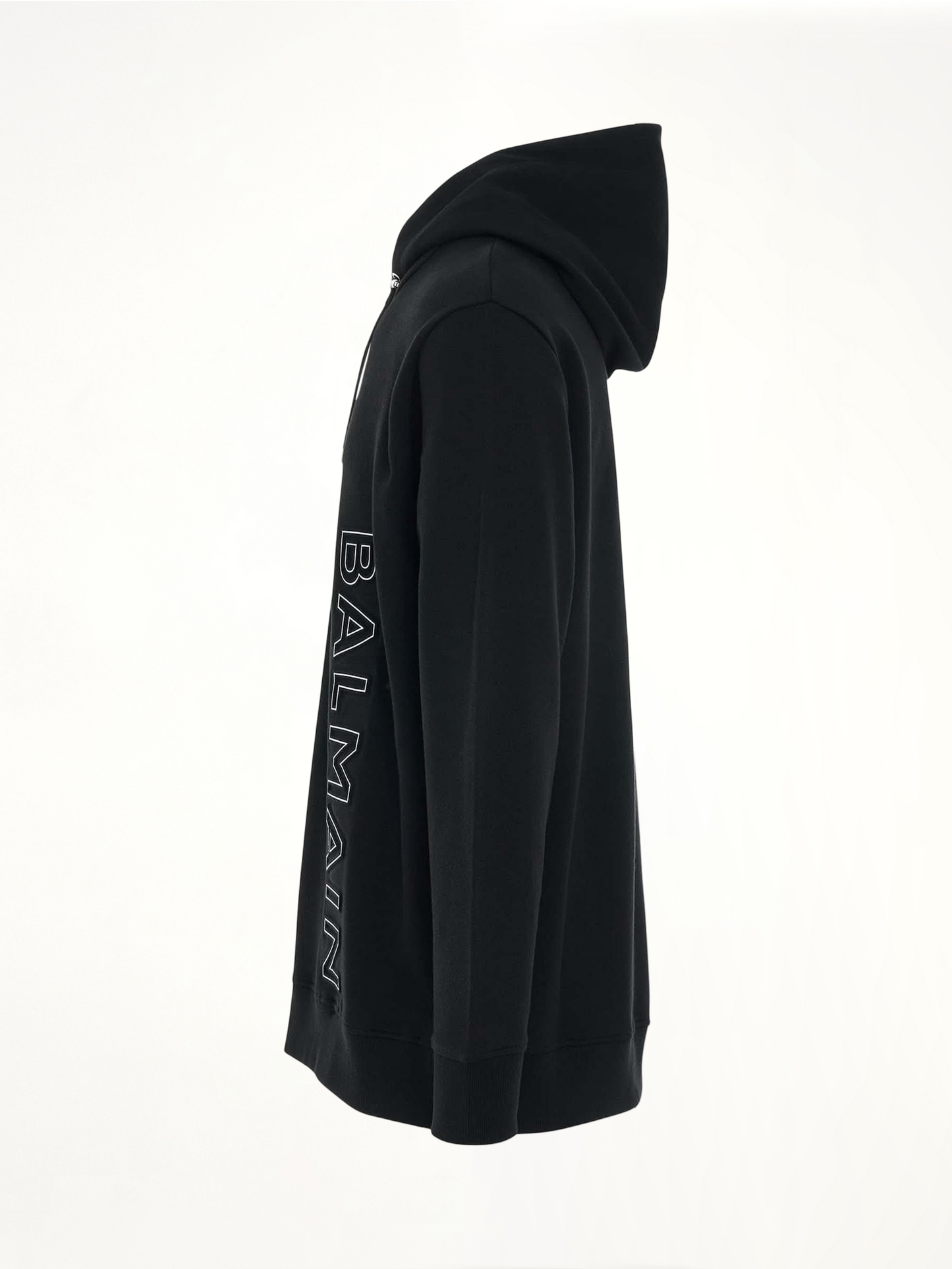 Embossed Reflect Logo Hoodie in Black