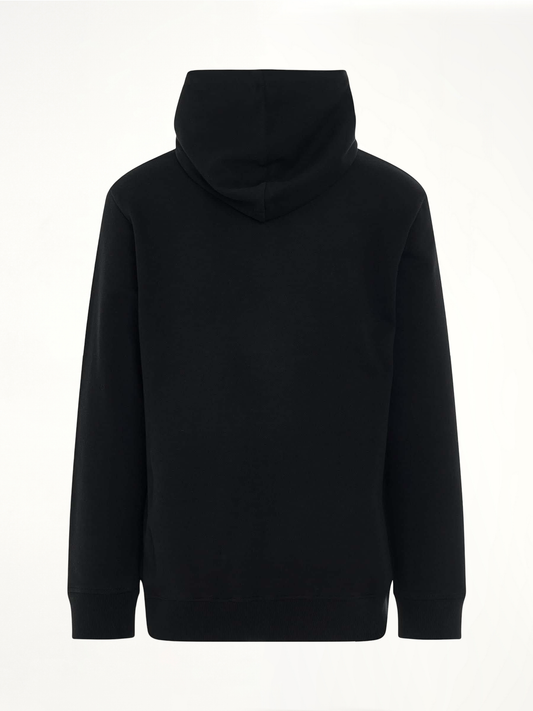 Embossed Reflect Logo Hoodie in Black