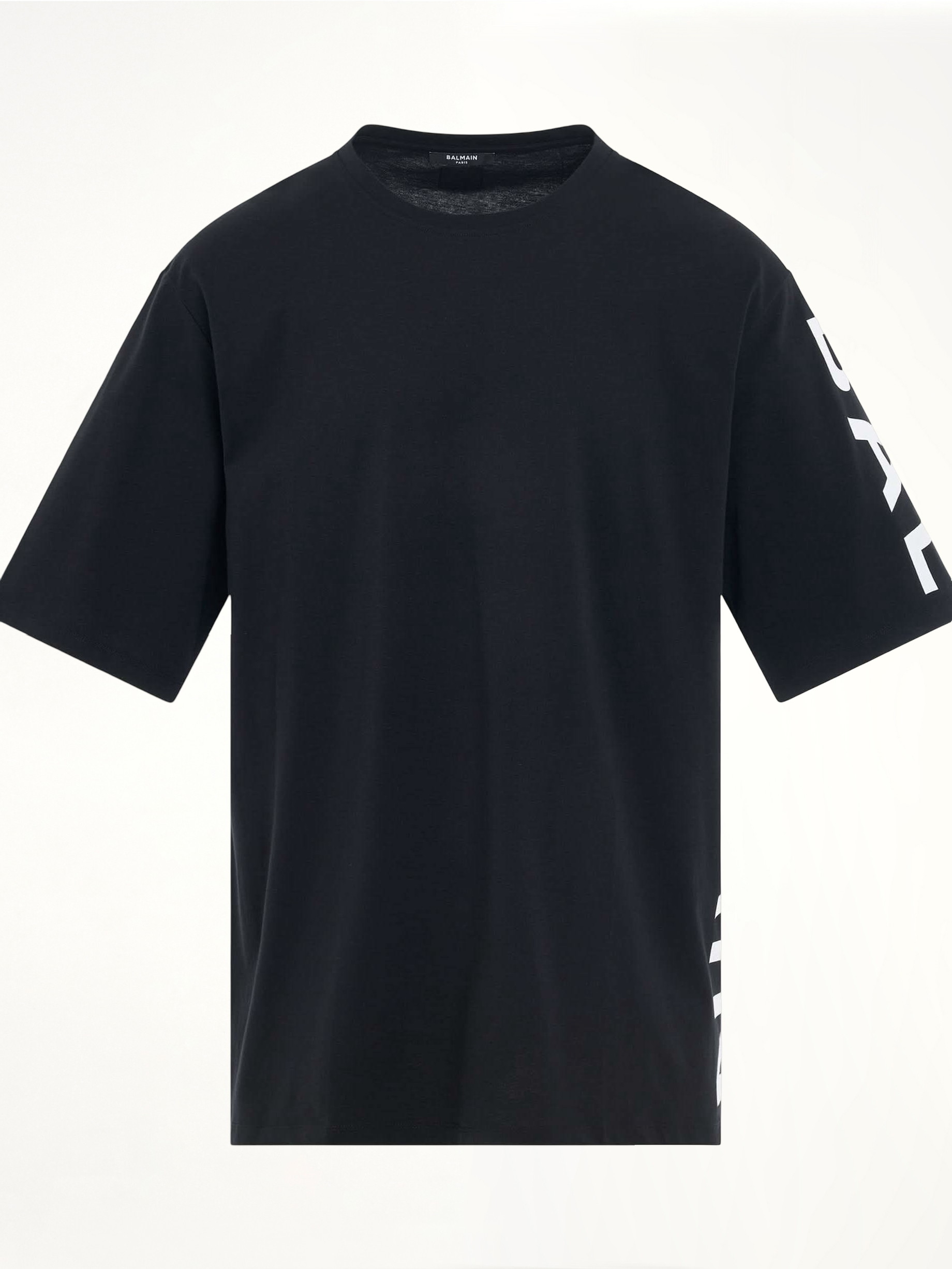 Logo Side Oversize T-Shirt n Black