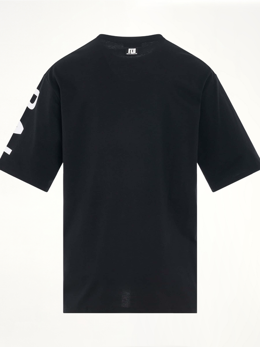 Logo Side Oversize T-Shirt n Black