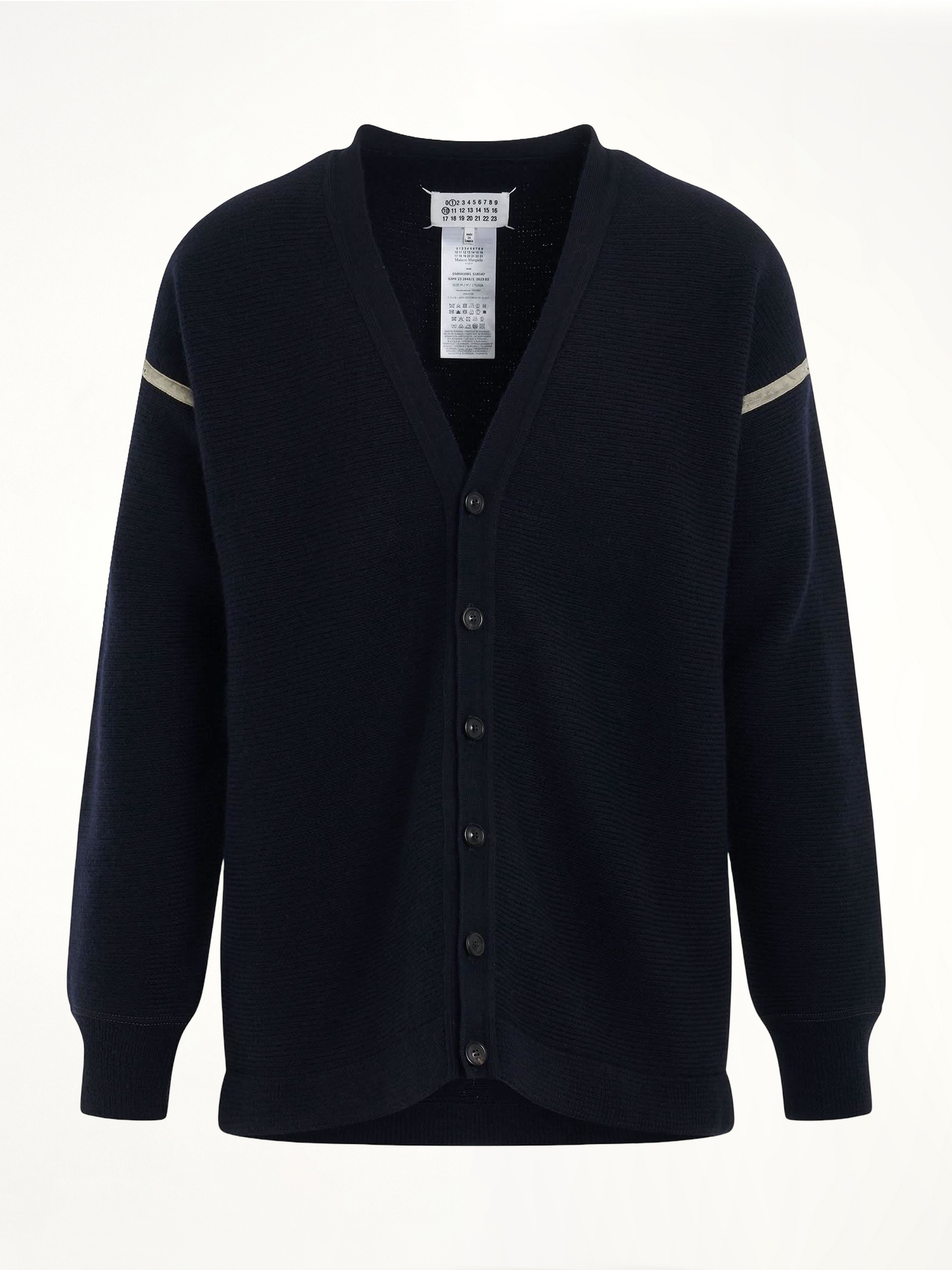 Elbow Patch Cardigan in Navy