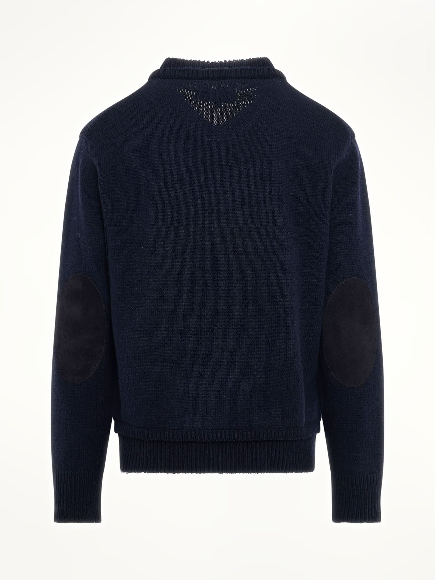 エルボーパッチ Maison Margiela ネイビー 0 肘パッチ付き メゾン