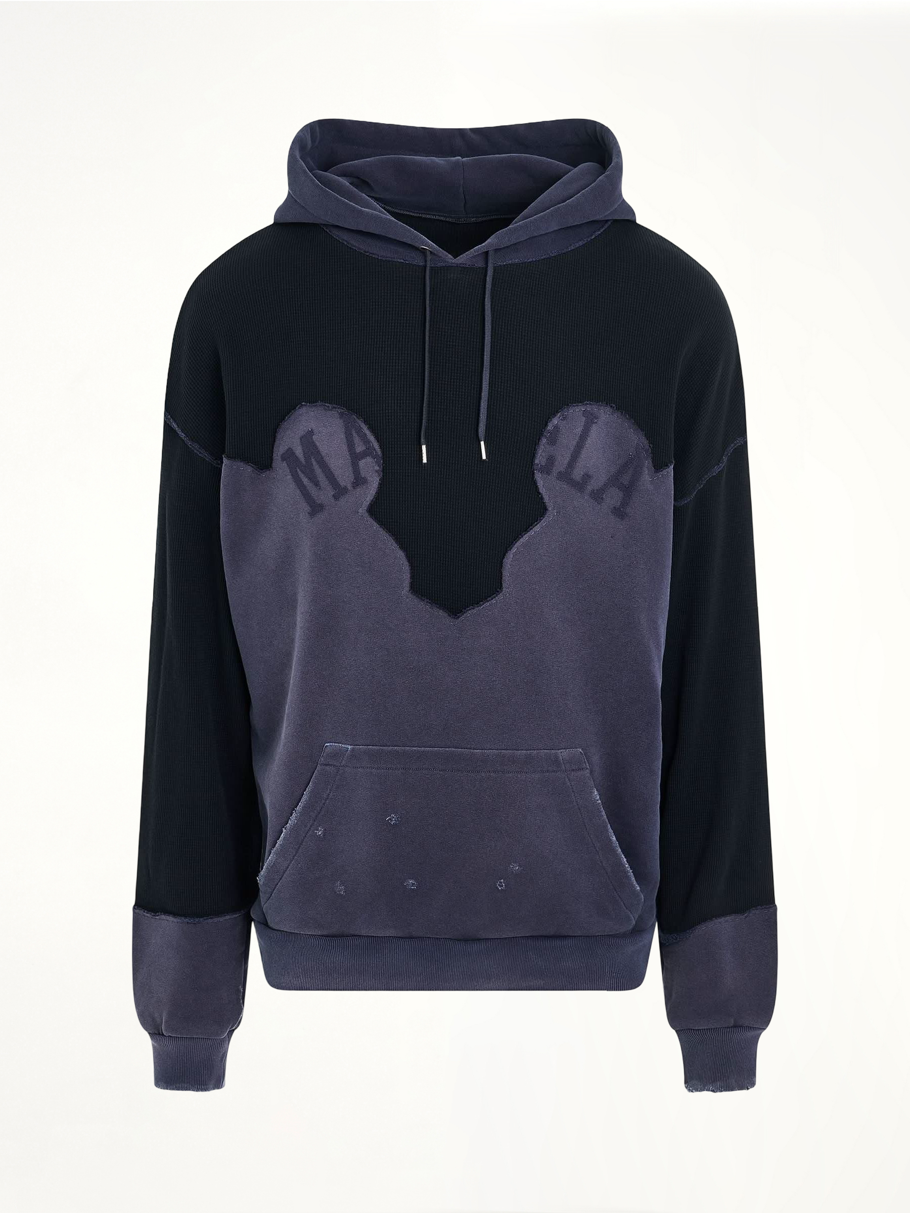 Desconstruction Hoodie in Vintage Blue