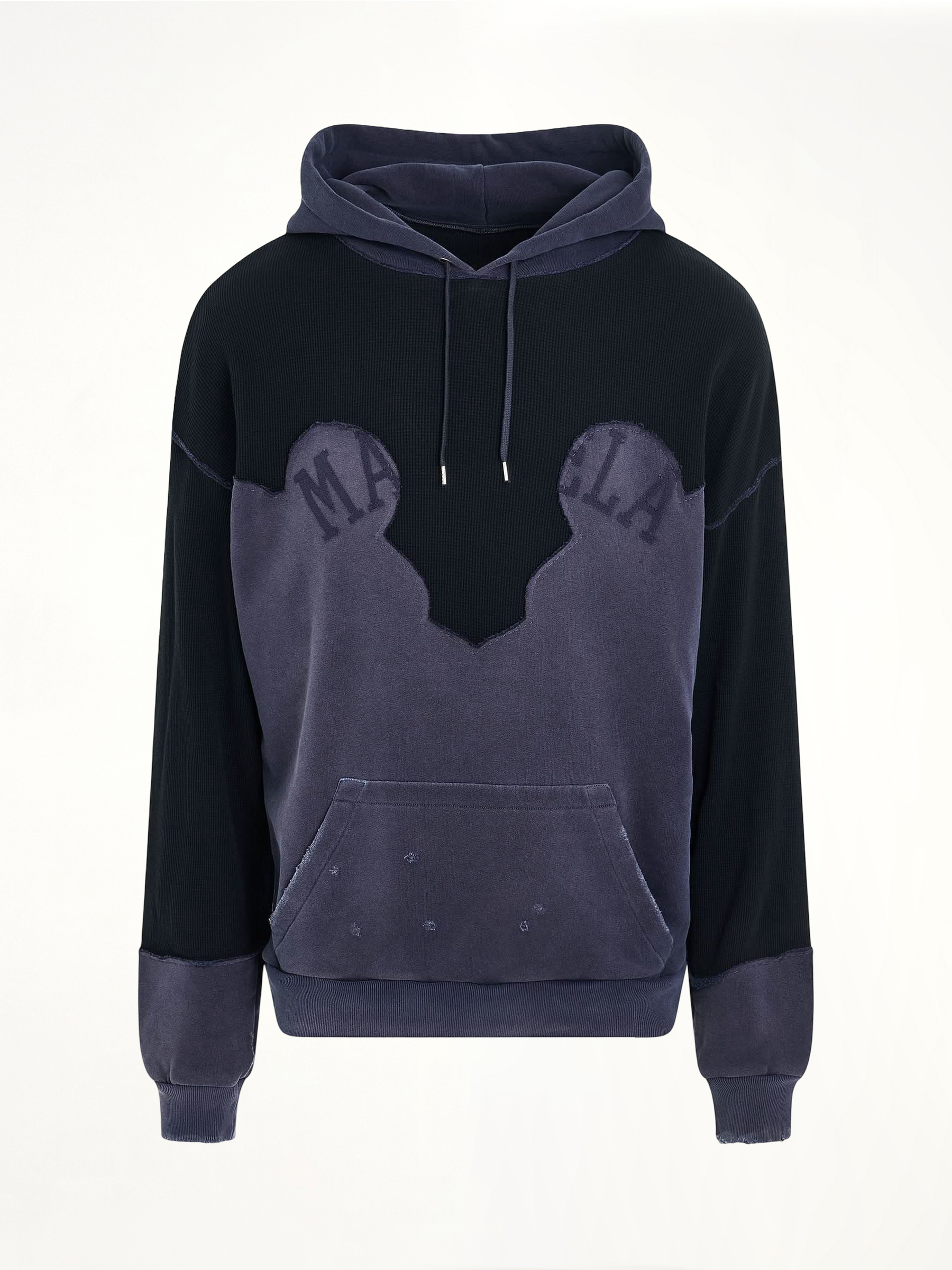 Desconstruction Hoodie in Vintage Blue