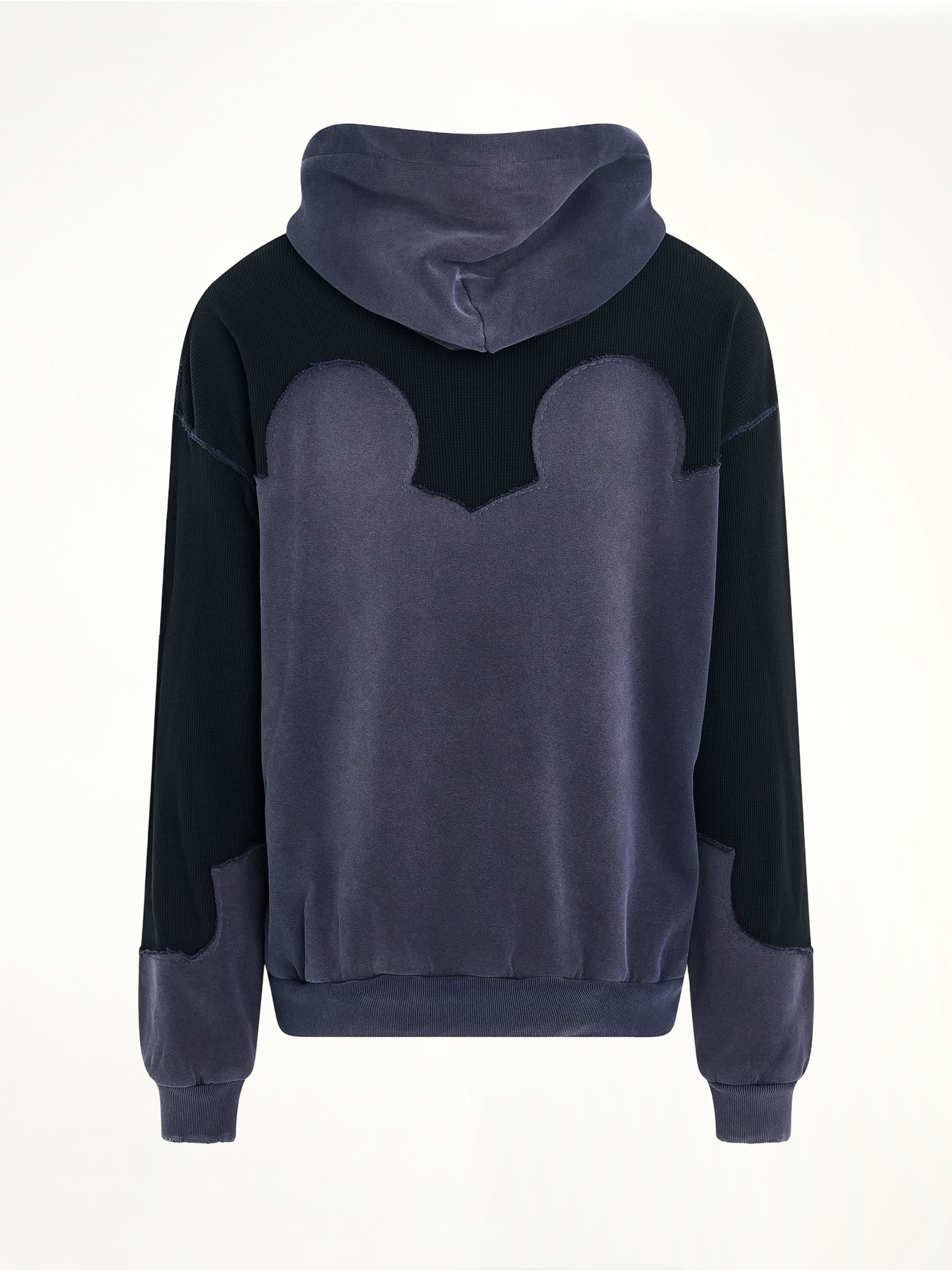 Desconstruction Hoodie in Vintage Blue