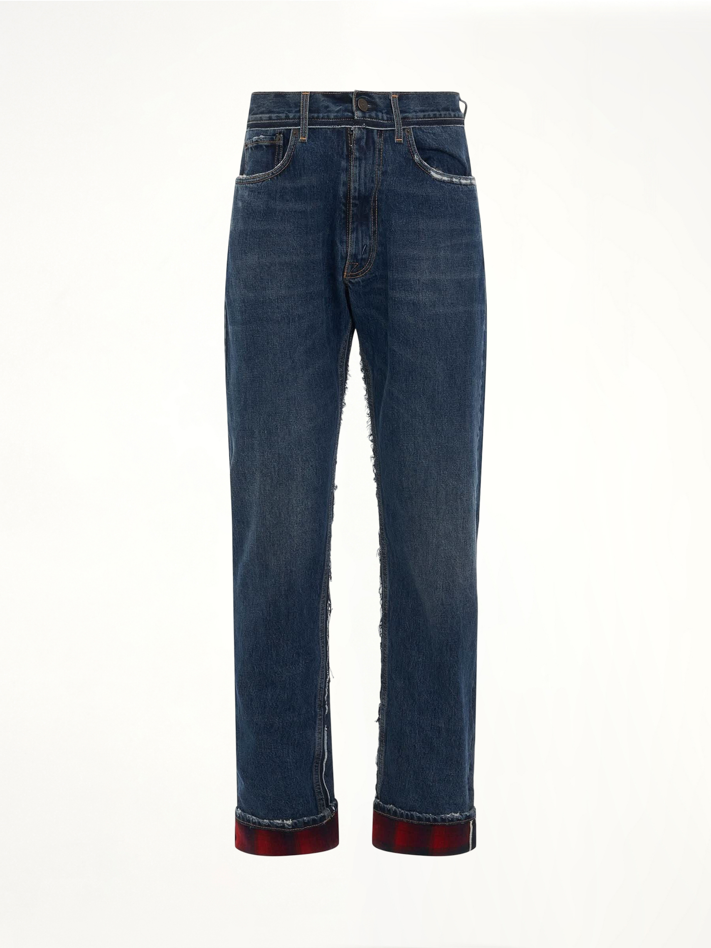 Relax Fit Fold Jeans in Indigo