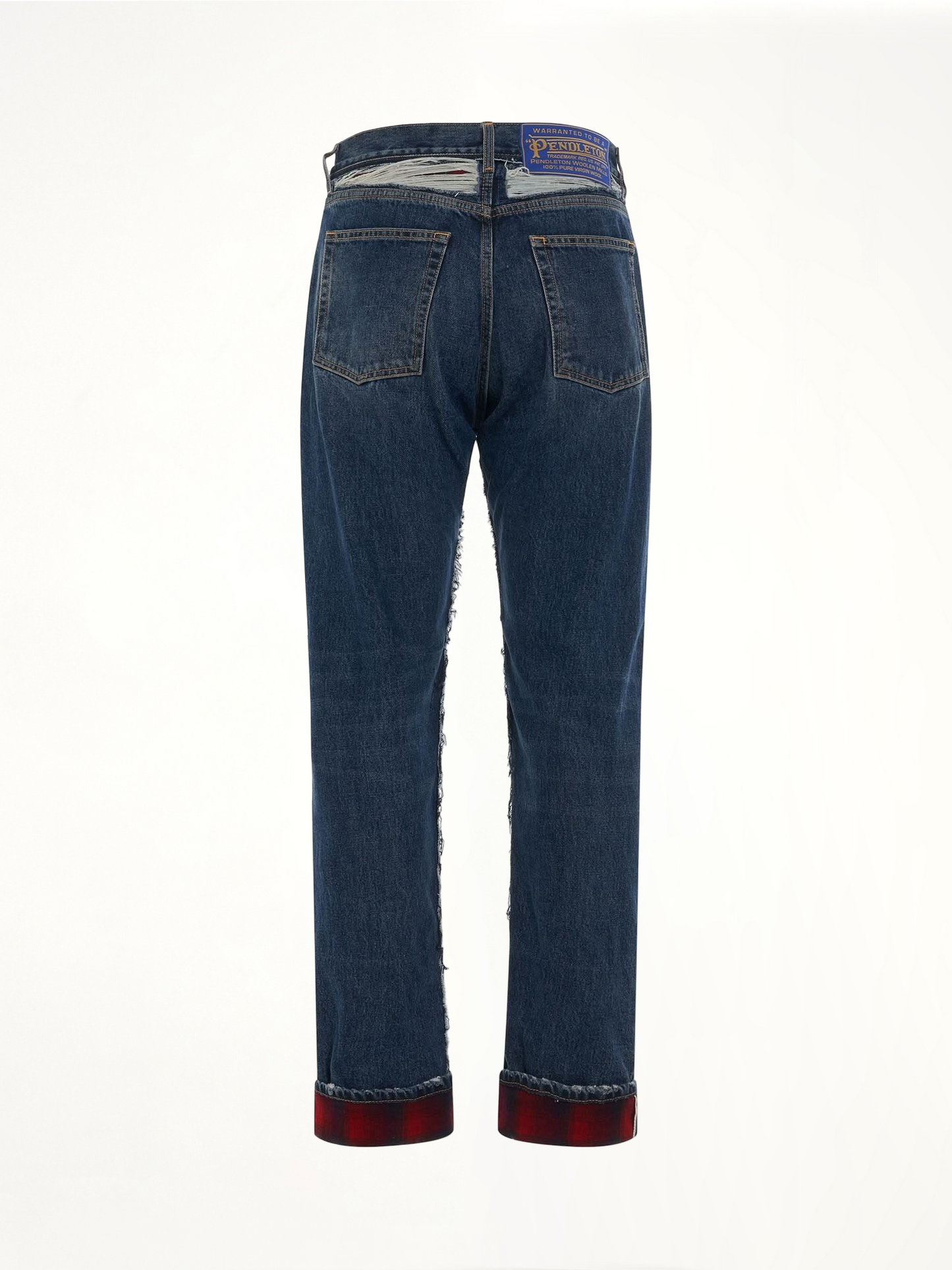 Relax Fit Fold Jeans in Indigo
