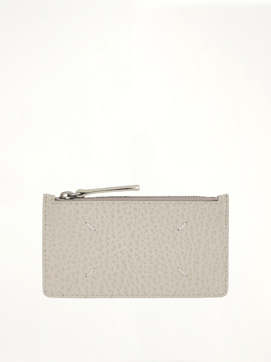 Zip Credit Card Holder in Grey